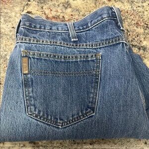 Cinch Blue Classic Straight Jeans with Contrast Stitching size 38x32